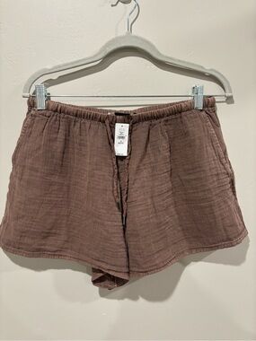 GAP Mauve-Brown Drawstring Women’s Shorts